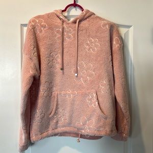 New Planet Hearts Girls Hooded Pullover Plush Shirt